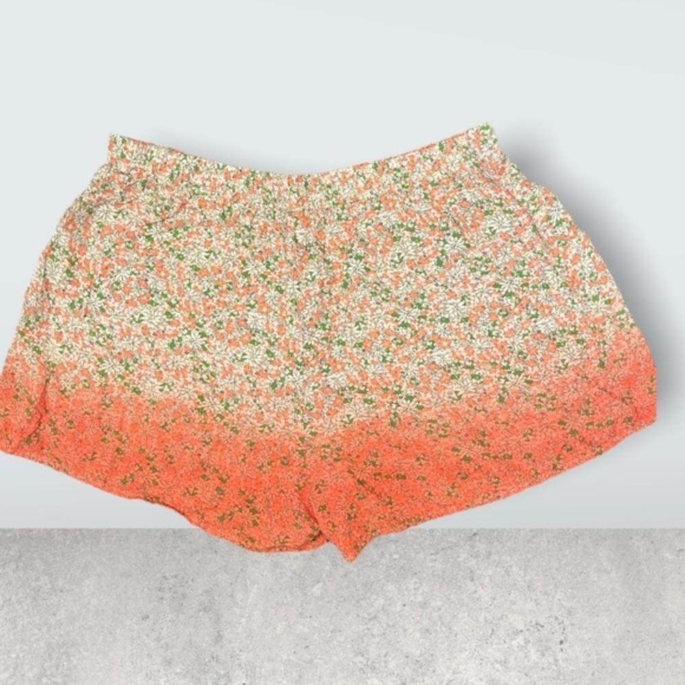 Anthropology brand E (hanger) M floral shorts